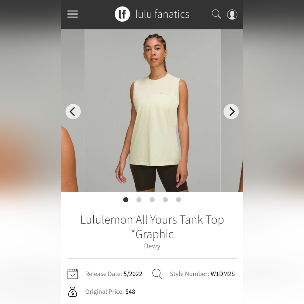 Lululemon All Yours Tank Top - Picture 6 of 7